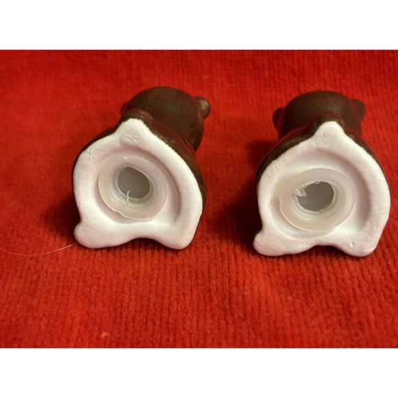 Cracker Barrel Ceramic Bear Salt & Pepper Shakers NEW - Picture 3 of 4